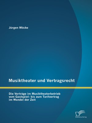 cover image of Musiktheater und Vertragsrecht